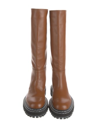 Proenza Schouler Leather Rain Boots