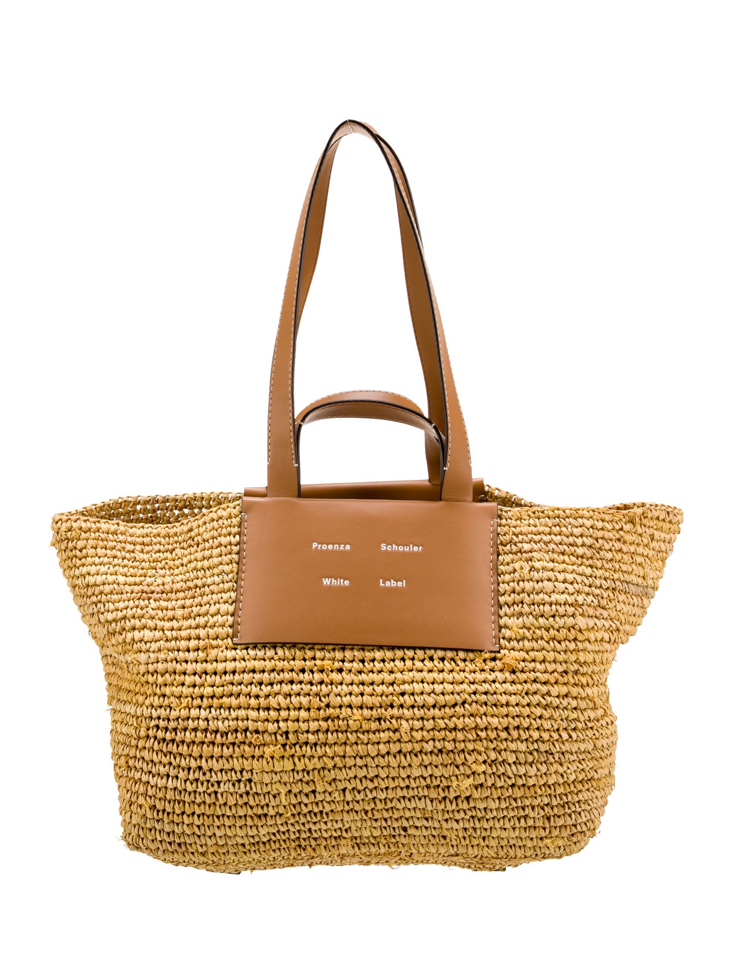 Proenza Schouler White Label Raffia Shoulder Bag