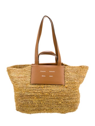 Proenza Schouler White Label Raffia Shoulder Bag