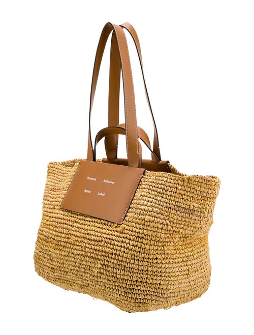 Proenza Schouler White Label Raffia Shoulder Bag
