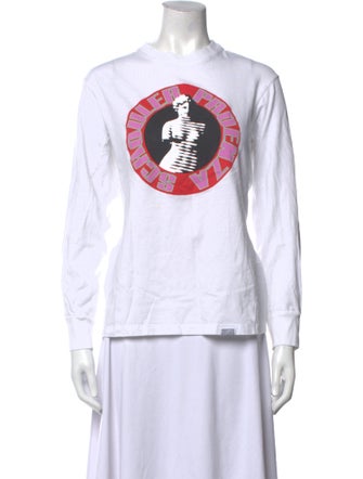 Proenza Schouler Graphic Print Crew Neck Sweatshirt