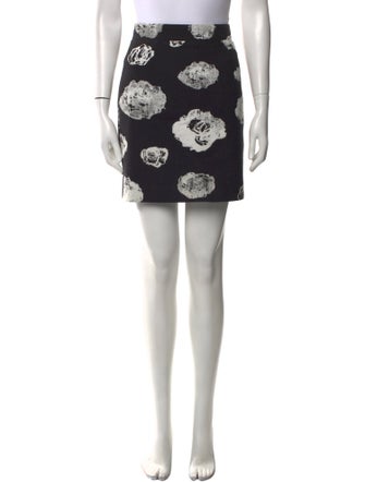 Proenza Schouler Floral Print Mini Skirt