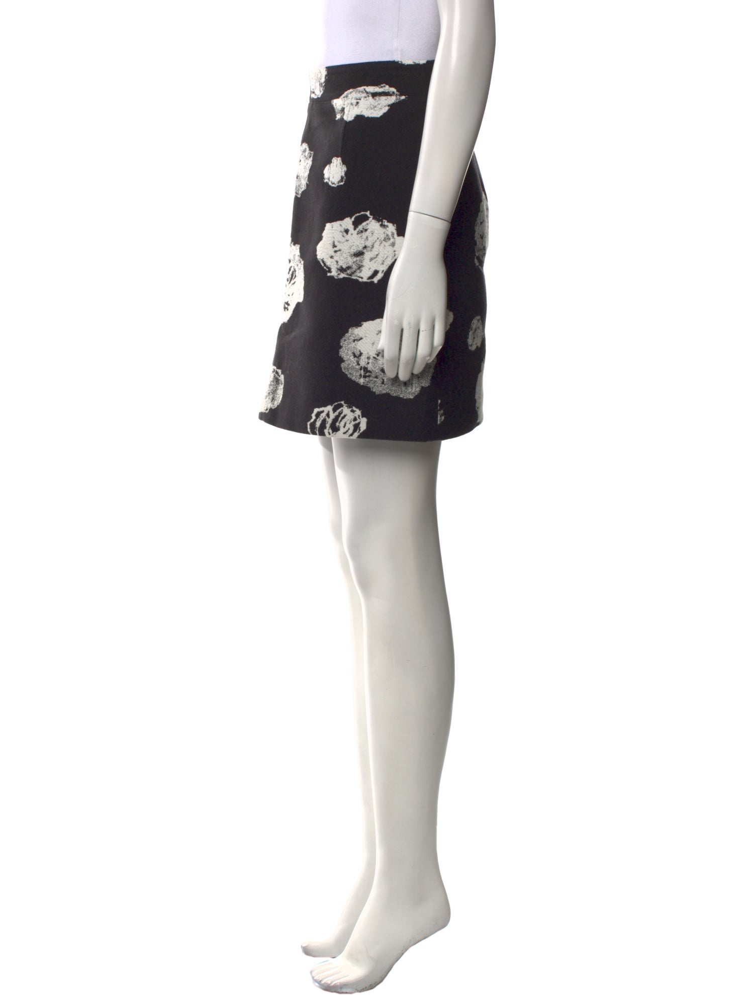 Proenza Schouler Floral Print Mini Skirt