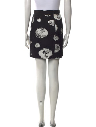 Proenza Schouler Floral Print Mini Skirt