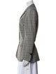 Proenza Schouler Wool Plaid Print Blazer