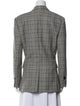 Proenza Schouler Wool Plaid Print Blazer