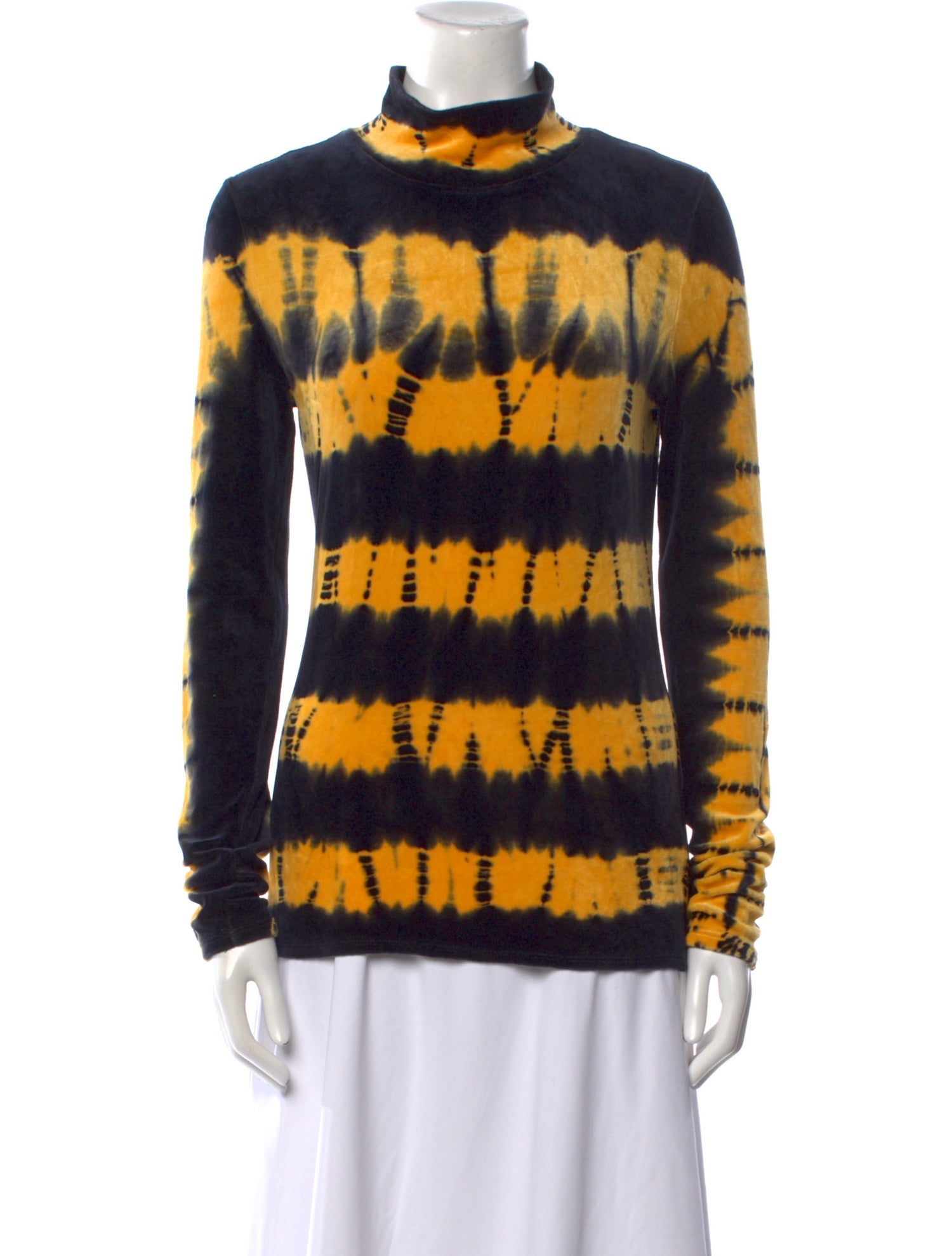 Proenza Schouler Velour Tie-Dye Print Sweatshirt