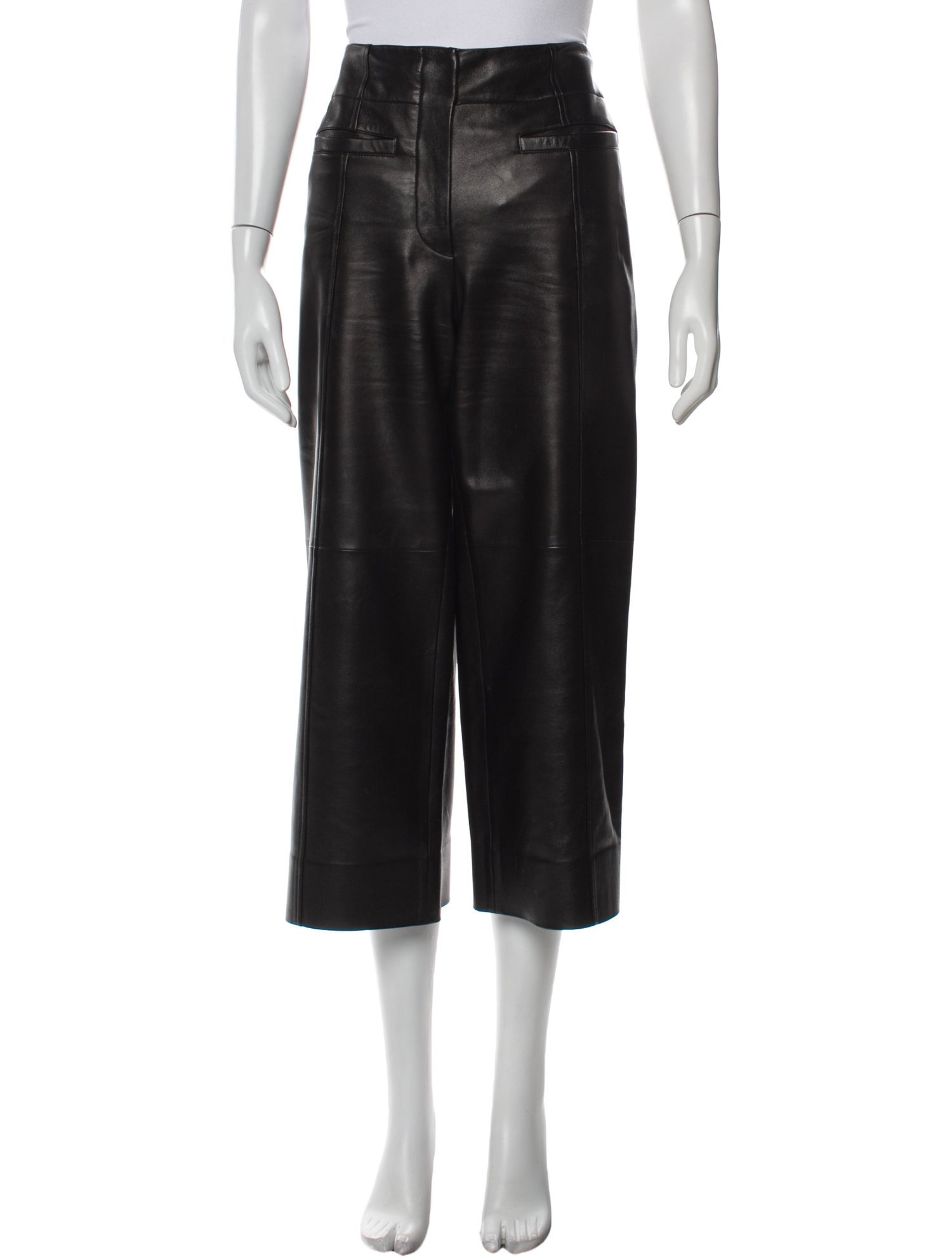 Proenza Schouler Lambskin Wide Leg Pants