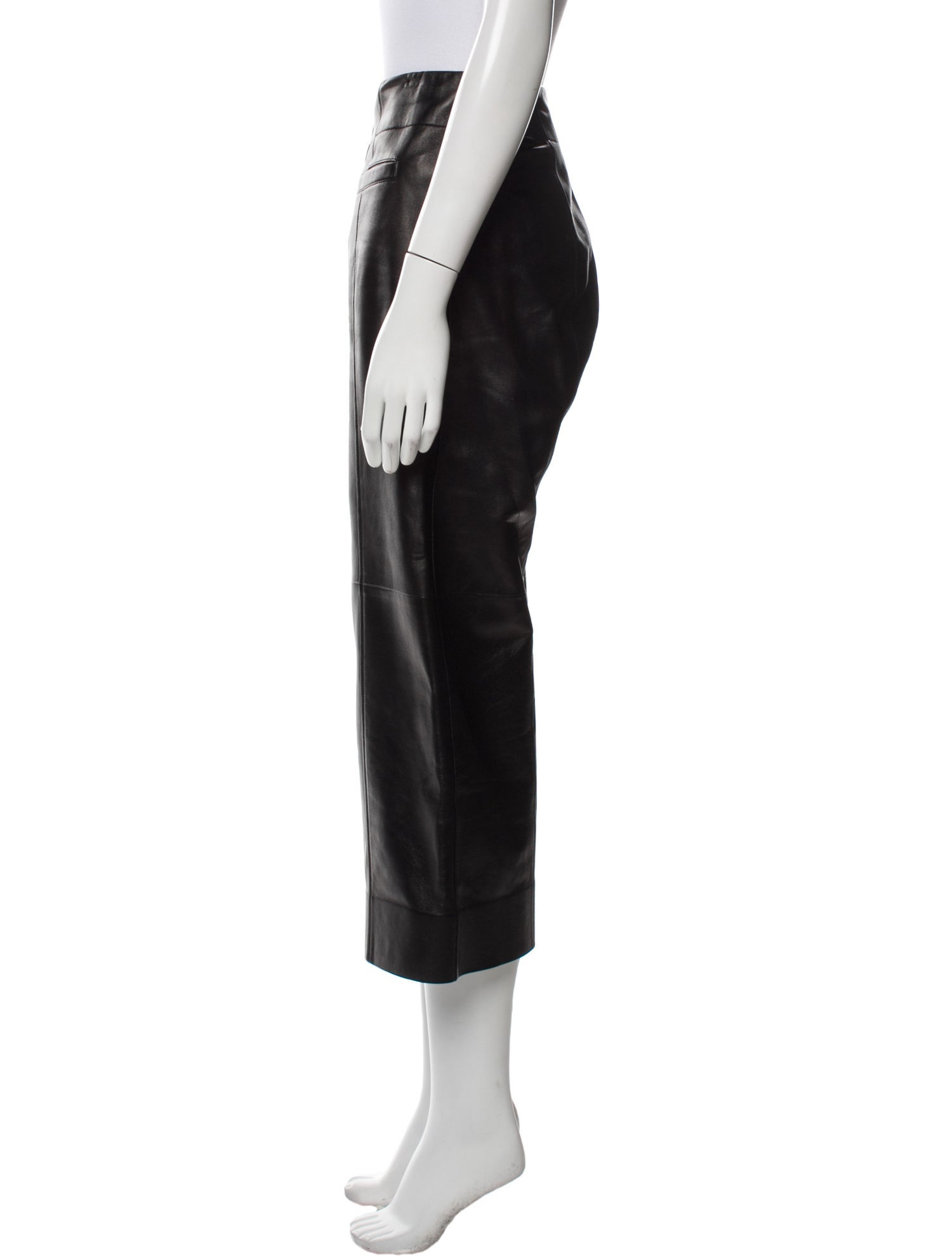 Proenza Schouler Lambskin Wide Leg Pants