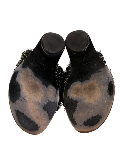 Proenza Schouler Leather Printed Slides