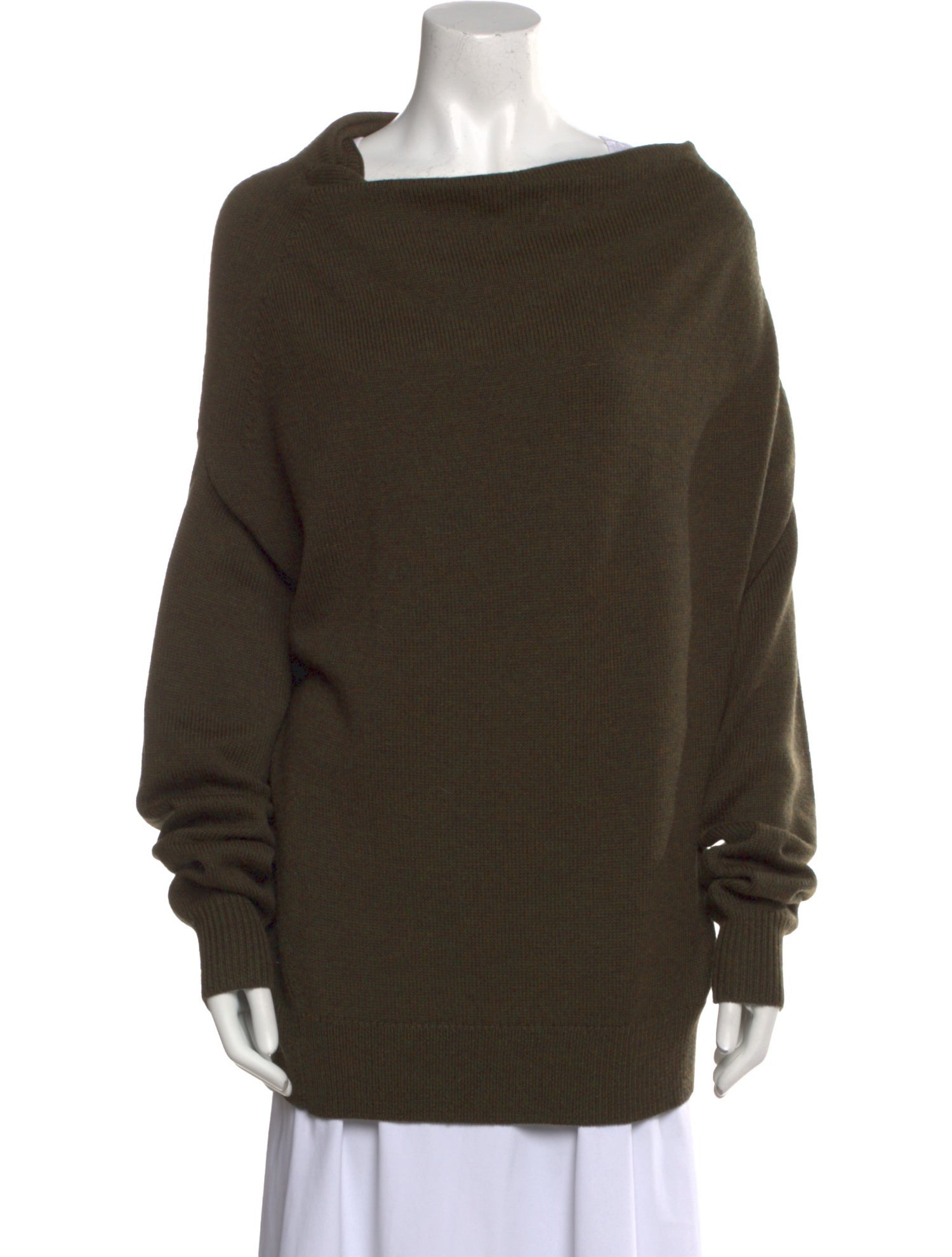 Proenza Schouler Merino Wool Cowl Neck Sweater
