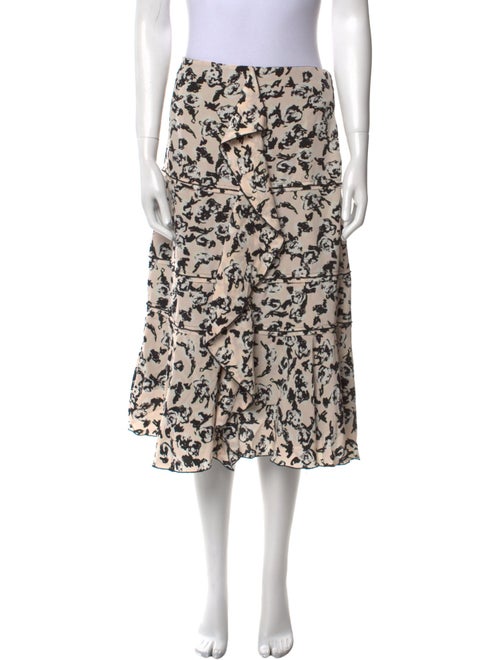 Proenza Schouler Silk Midi Length Skirt