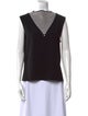 Proenza Schouler Bateau Neckline Sleeveless Top