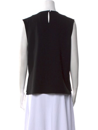 Proenza Schouler Bateau Neckline Sleeveless Top
