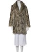 Proenza Schouler Mohair Animal Print Faux Fur Jacket