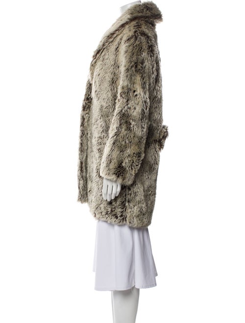 Proenza Schouler Mohair Animal Print Faux Fur Jacket
