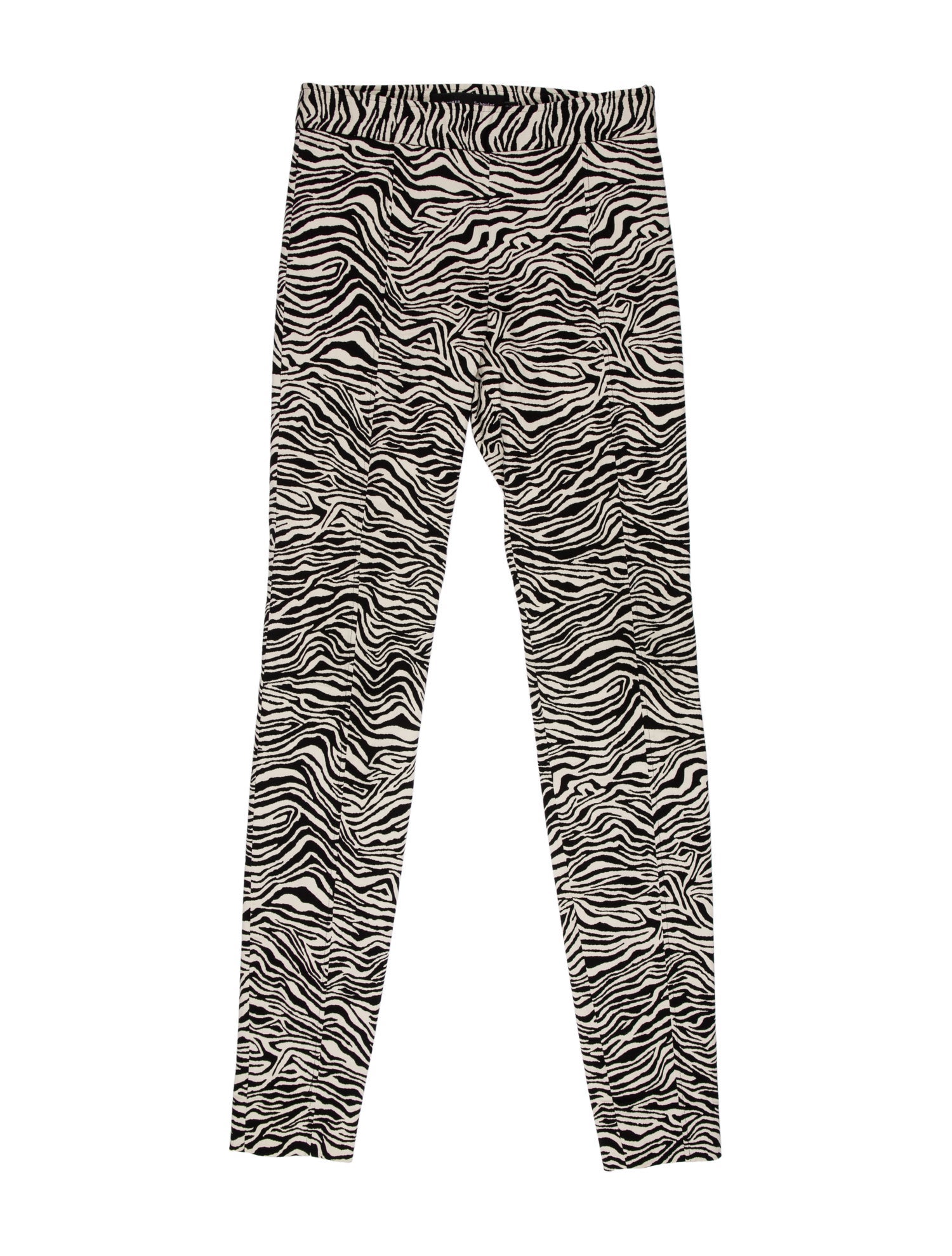 Proenza Schouler Animal Print Skinny Leg Pants