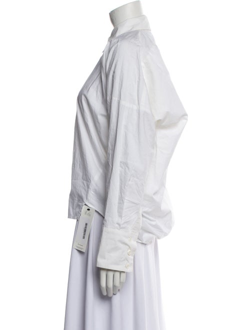 Proenza Schouler Long Sleeve Button-Up Top