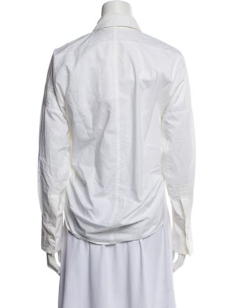 Proenza Schouler Long Sleeve Button-Up Top