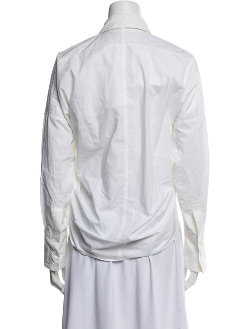 Proenza Schouler Long Sleeve Button-Up Top