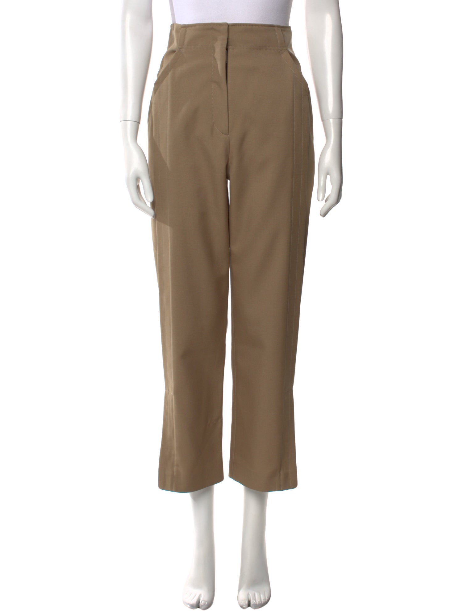 Proenza Schouler Wool Straight Leg Pants