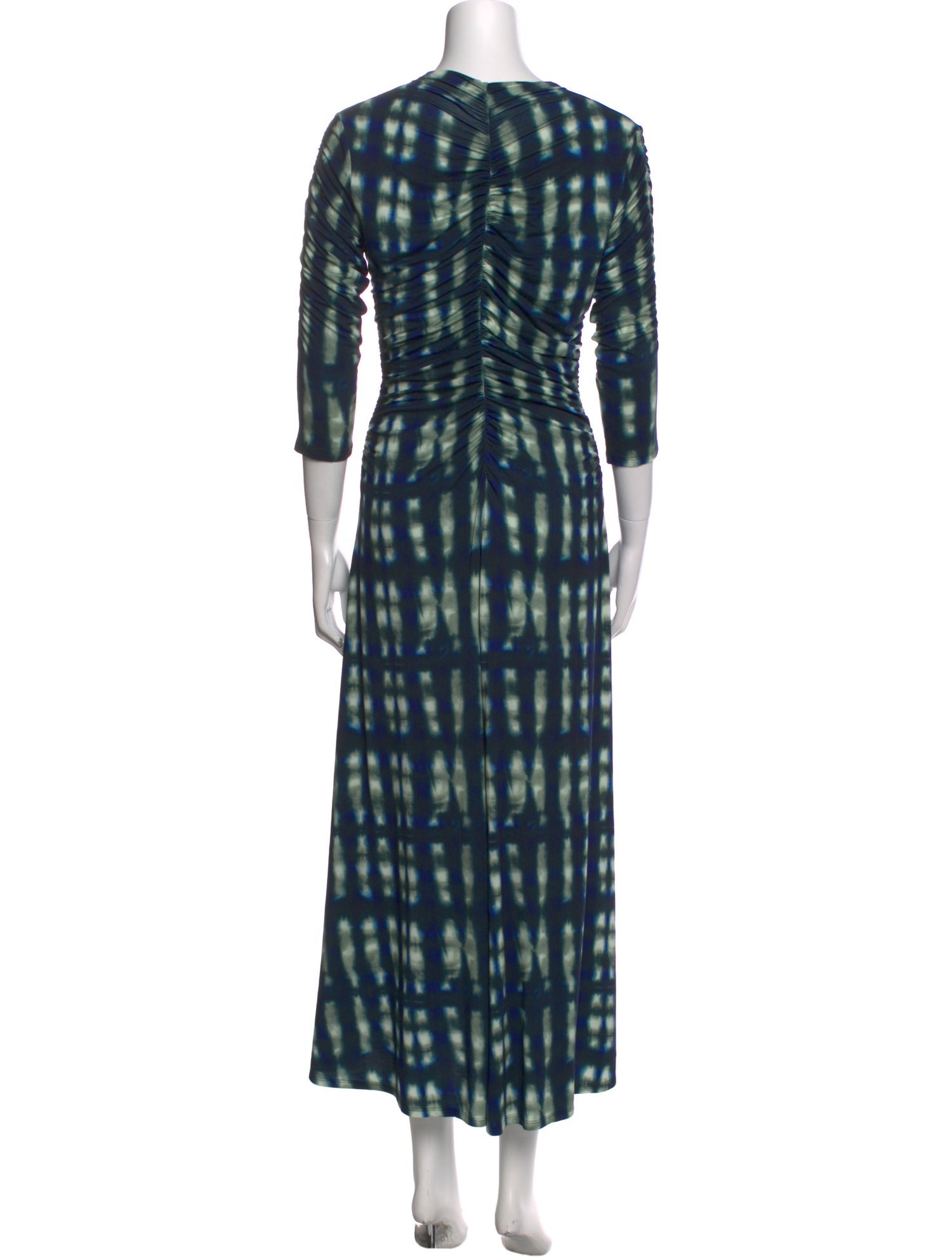 Proenza Schouler Plaid Print Long Dress