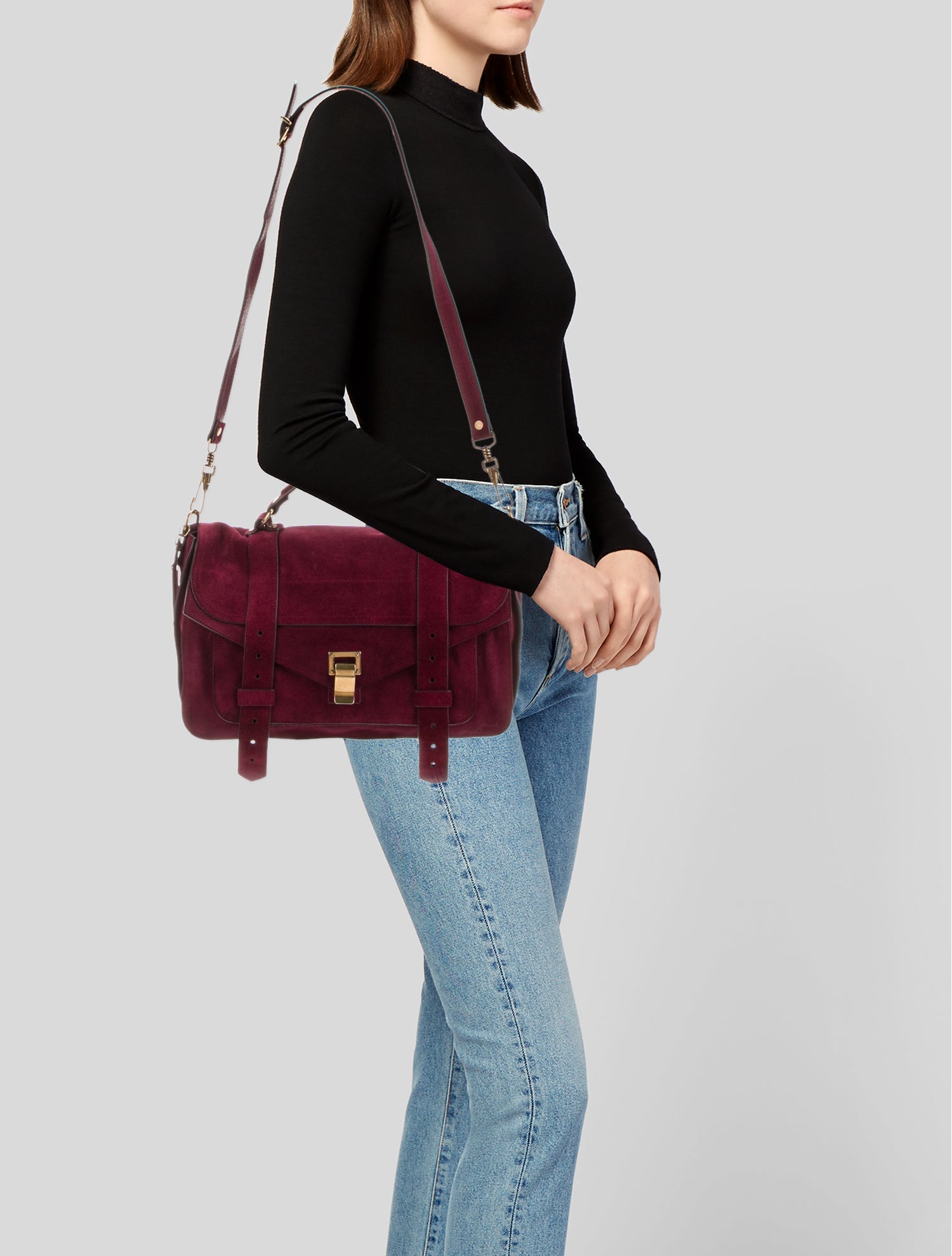 Proenza Schouler Suede Top Handle Bag