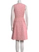 Proenza Schouler Tweed Pattern Knee-Length Dress
