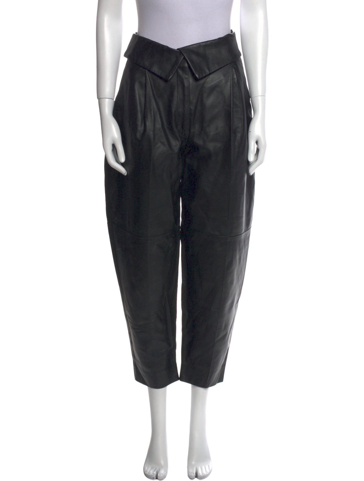 Proenza Schouler Lambskin Straight Leg Pants