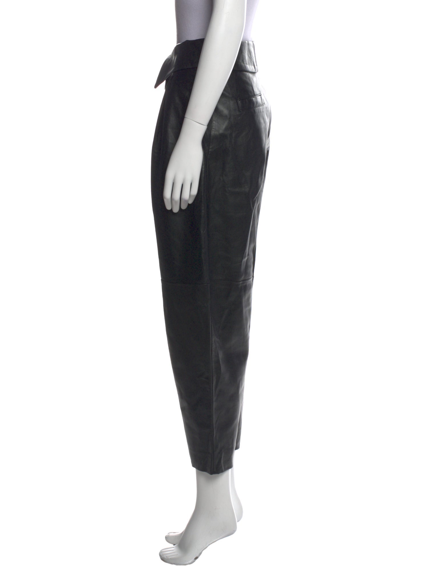 Proenza Schouler Lambskin Straight Leg Pants