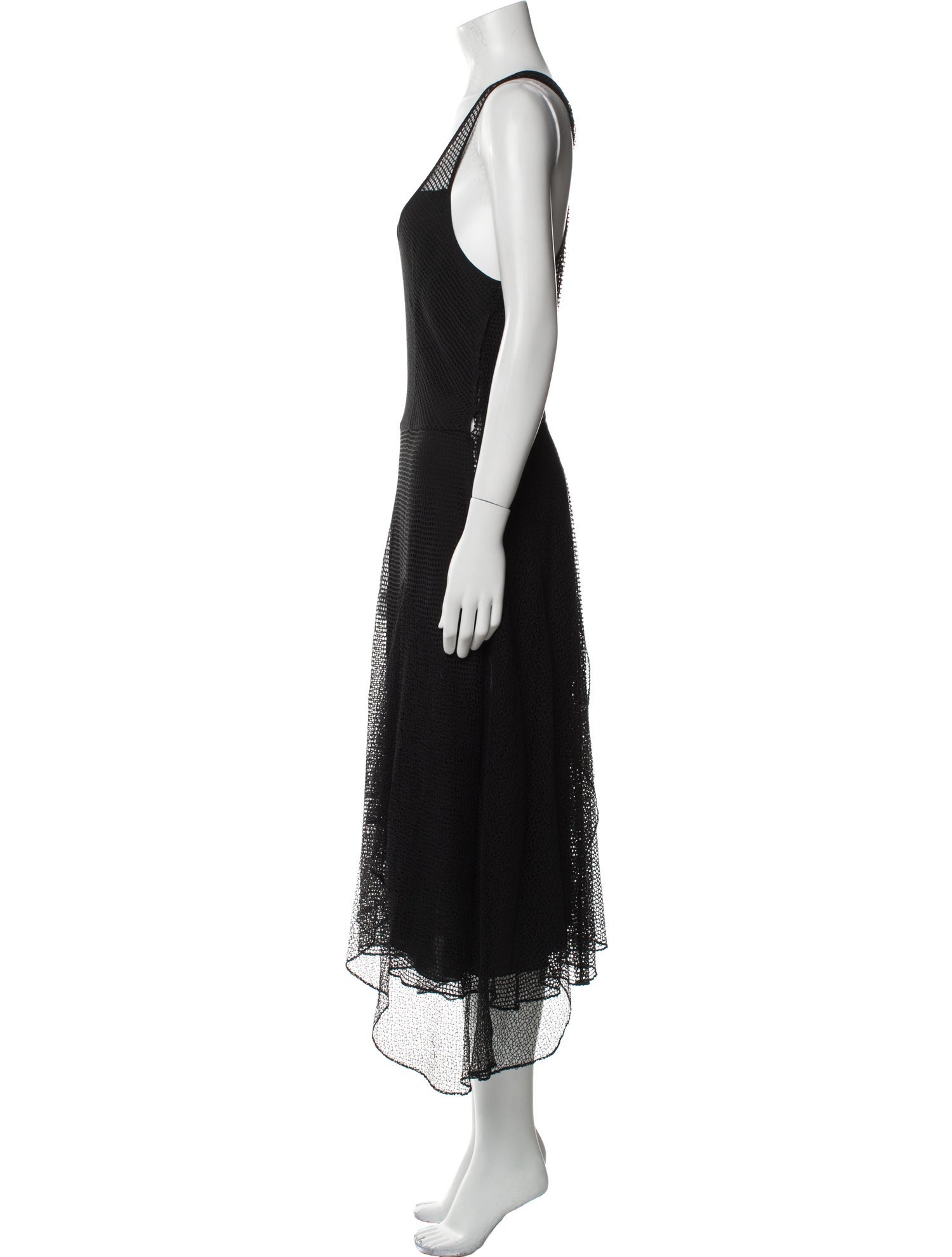 Proenza Schouler Scoop Neck Long Dress