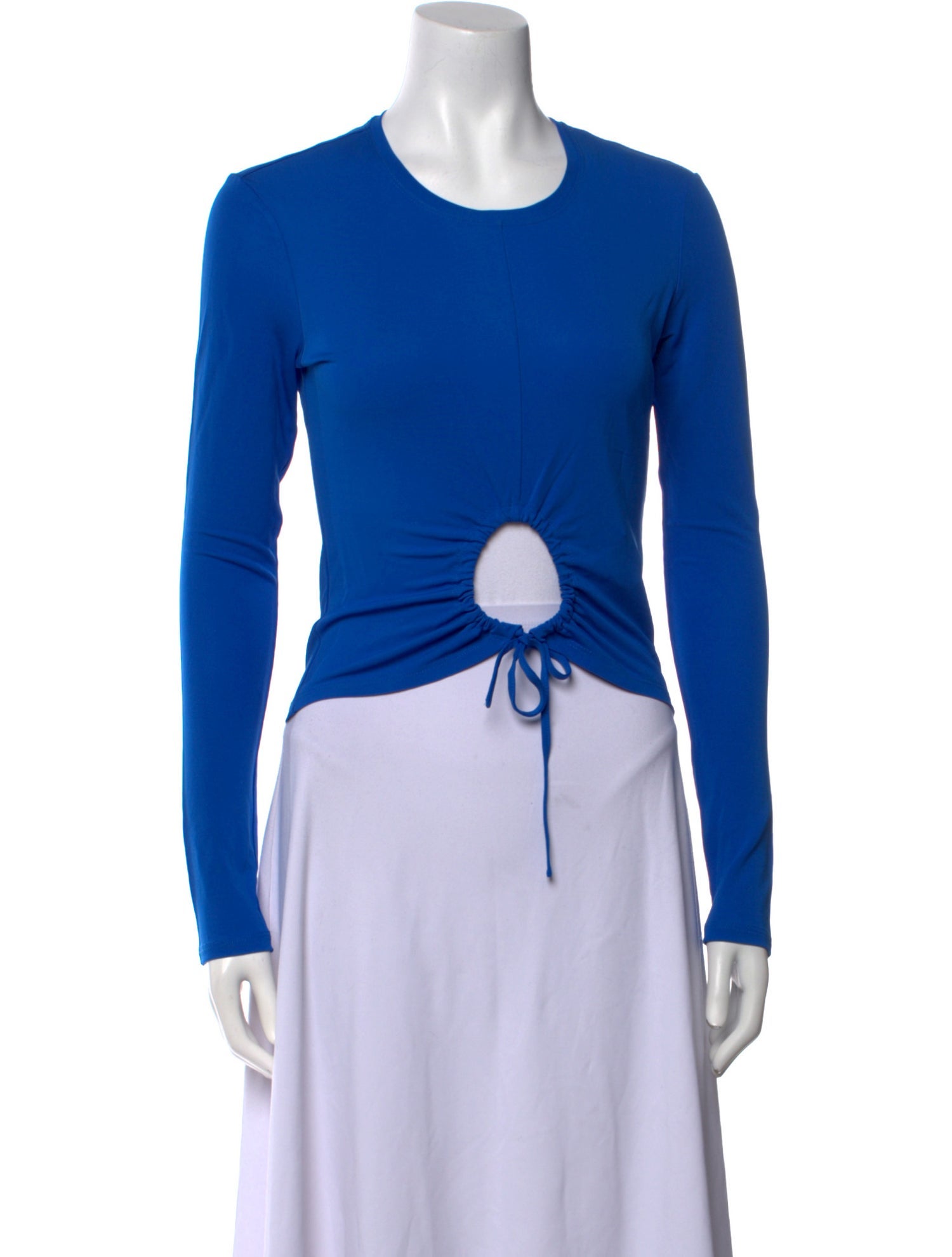 Proenza Schouler Crew Neck Long Sleeve Crop Top w/ Tags