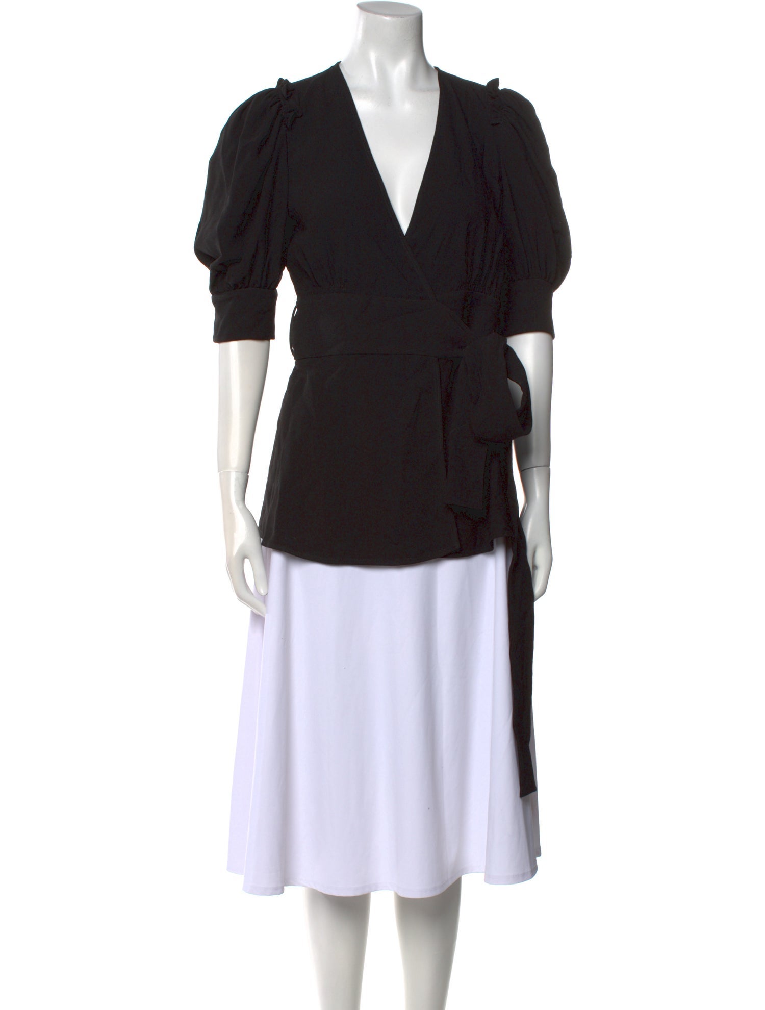 Proenza Schouler V-Neck Short Sleeve Tunic