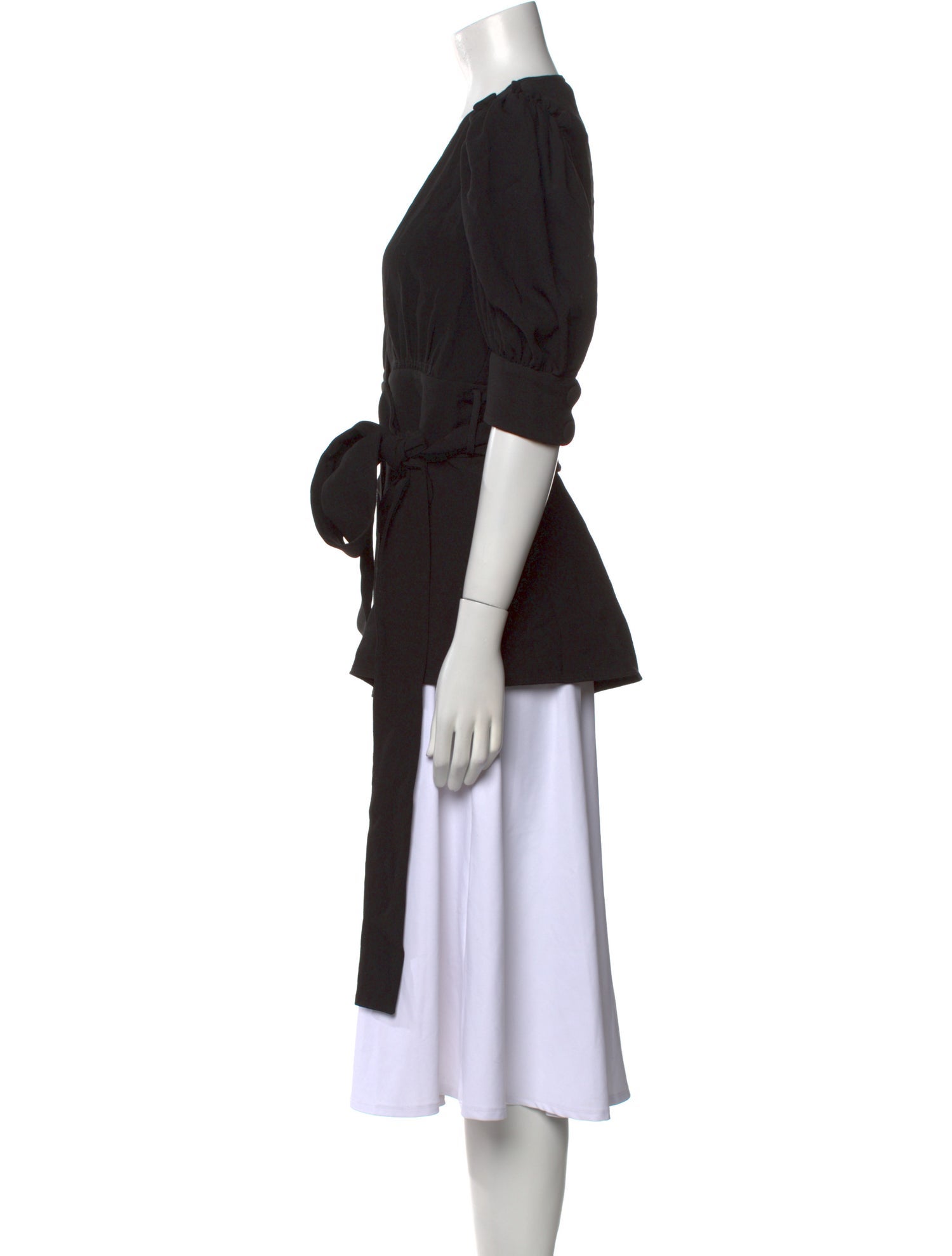 Proenza Schouler V-Neck Short Sleeve Tunic