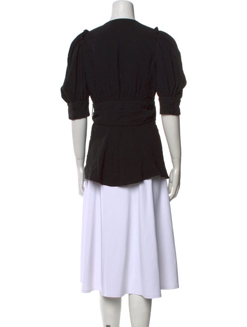 Proenza Schouler V-Neck Short Sleeve Tunic