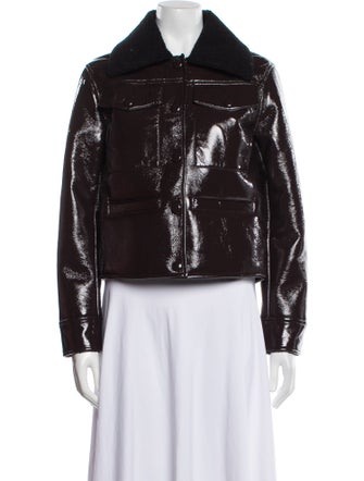 Proenza Schouler White Label Faux Leather Biker Jacket