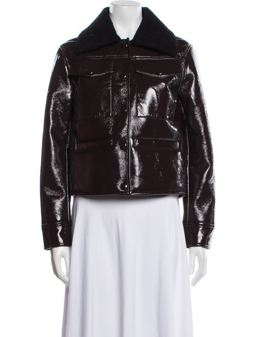 Proenza Schouler White Label Faux Leather Biker Jacket