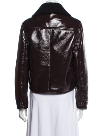 Proenza Schouler White Label Faux Leather Biker Jacket