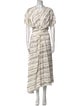 Proenza Schouler Striped Long Dress