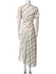 Proenza Schouler Striped Long Dress