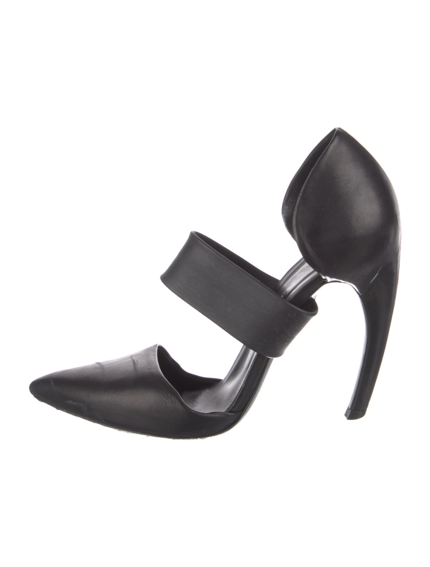 Proenza Schouler Leather D'Orsay Pumps
