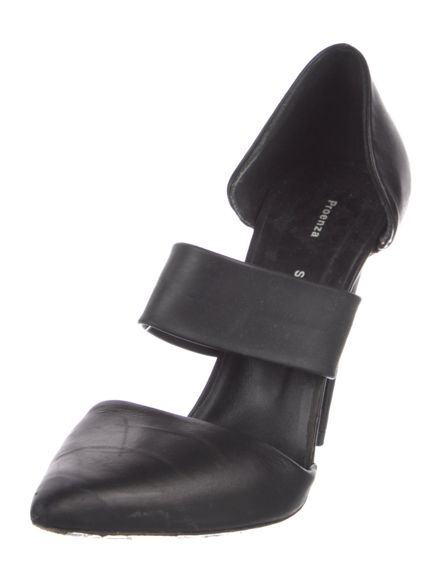 Proenza Schouler Leather D'Orsay Pumps