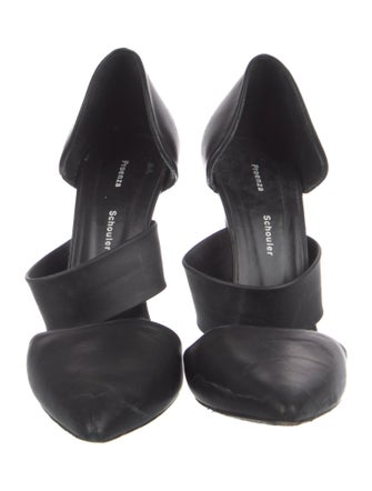Proenza Schouler Leather D'Orsay Pumps