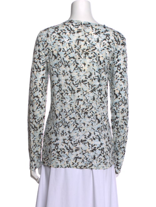 Proenza Schouler Printed Scoop Neck Top