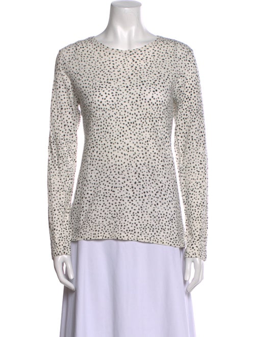 Proenza Schouler Printed Bateau Neckline Top