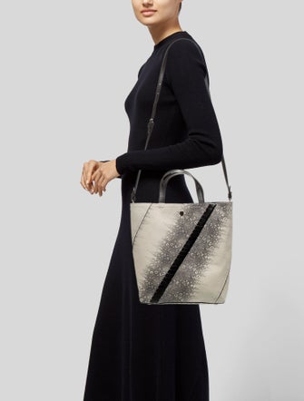 Proenza Schouler Embossed Leather Messenger Bag