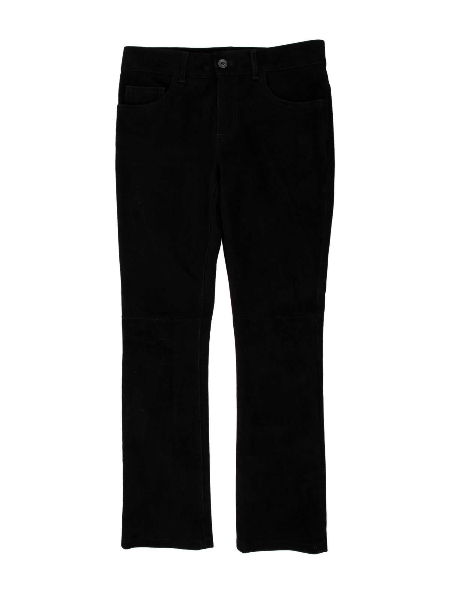 Proenza Schouler Lambskin Straight Leg Pants