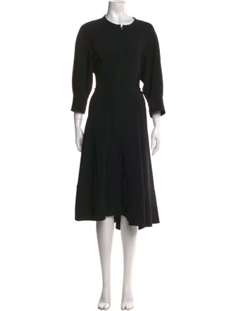 Proenza Schouler Crew Neck Midi Length Dress