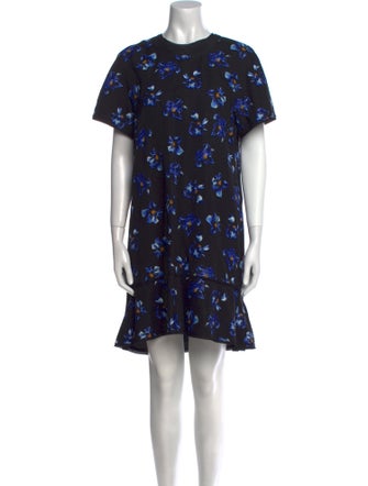 Proenza Schouler Floral Print Mini Dress