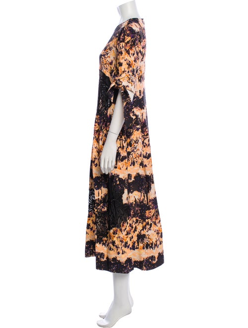 Proenza Schouler Floral Print Long Dress